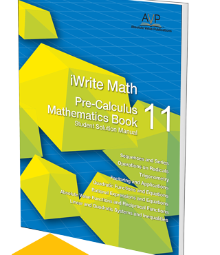 Pre-Calculus Mathematics 11 Student Solutions Manual